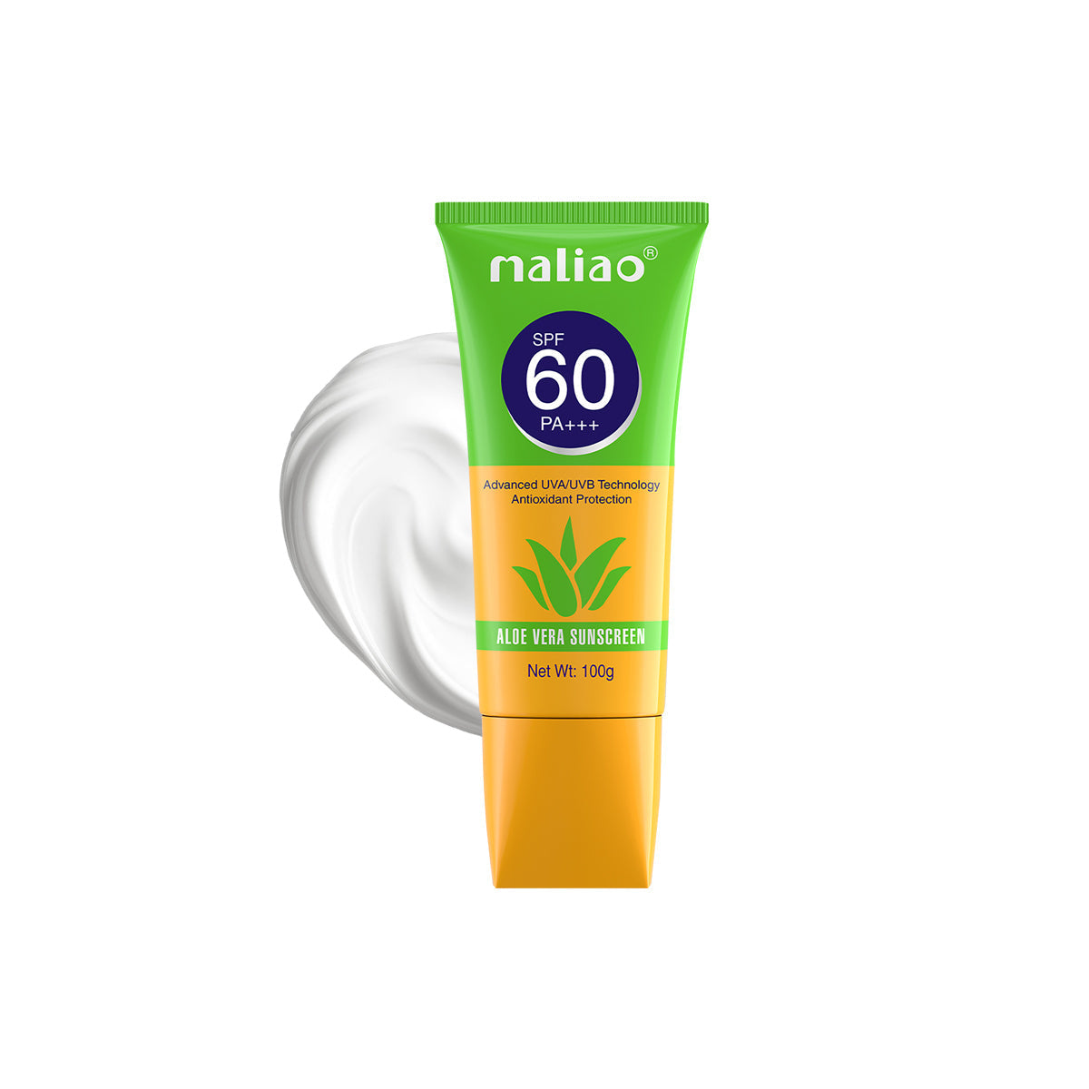Maliao Aloe Vera Sunscreen SPF 60 PA+++ Face
