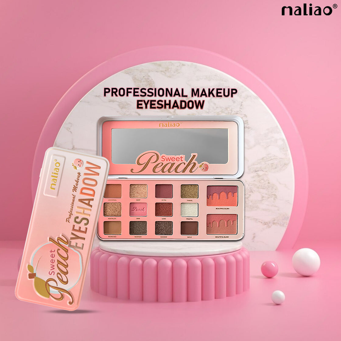 Maliao Sweet Peach Eyeshadow Palette - Vibrant Shades for Stunning Eye Looks - Maliao Makeup