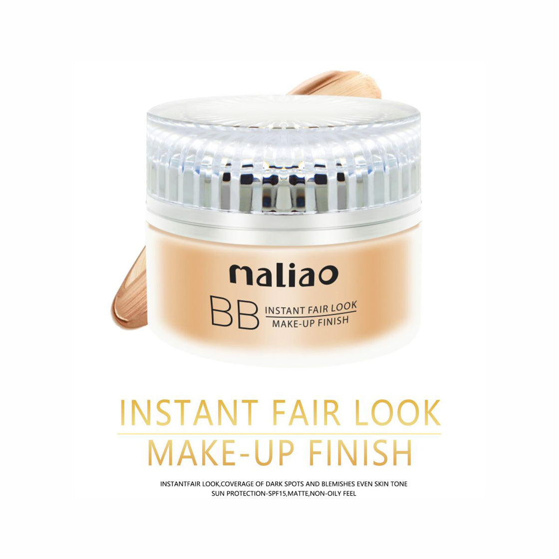 Maliao BB Instant Fair Look Make-Up Finish Foundation SPF 15 Maliao Professional Makeup