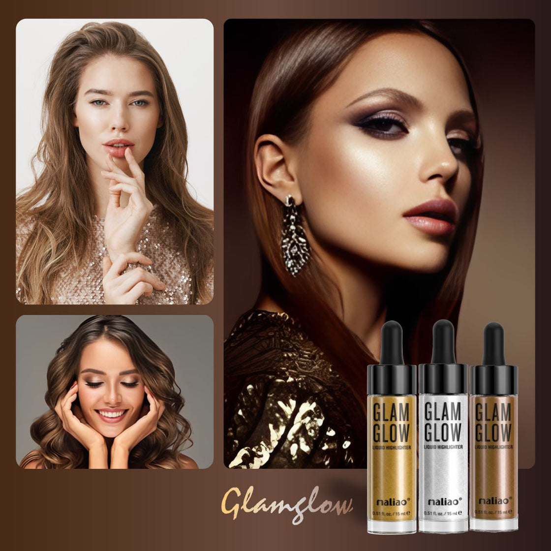 Maliao Glam Glow Liquid Highlighter - Illuminate Your Beauty with Radiance Maliao Professional Makeup