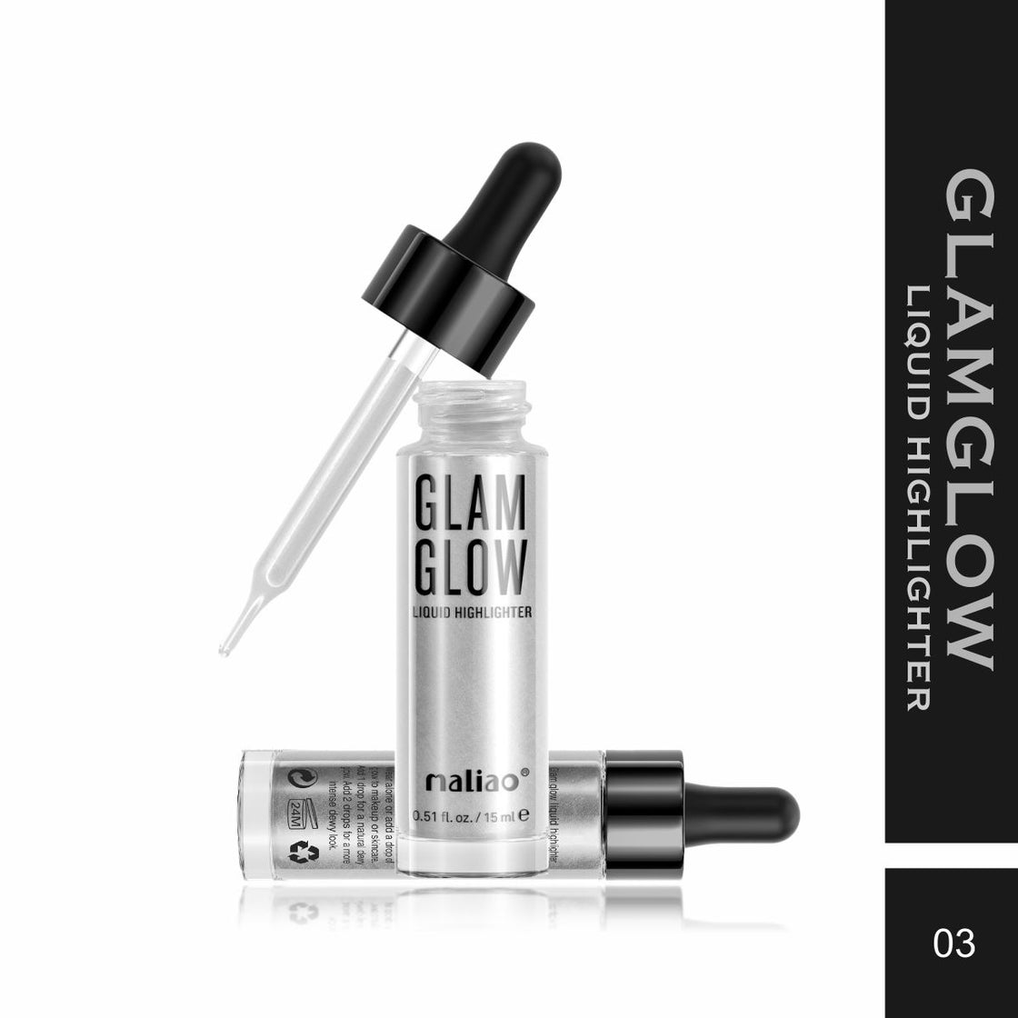 Maliao Glam Glow Liquid Highlighter - Illuminate Your Beauty with Radiance Maliao Professional Makeup