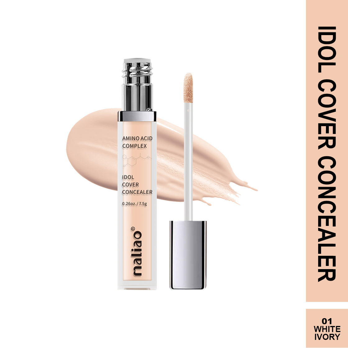 Maliao Amino Acid Complex Idol Cover Concealer - Flawless Coverage - Maliao Makeup