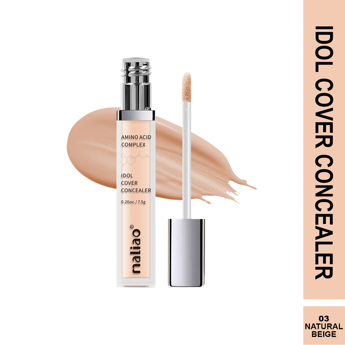 Maliao Amino Acid Complex Idol Cover Concealer - Flawless Coverage - Maliao Makeup