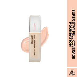 Maliao Super Stay Full Coverage Miracle BB Primer Base Foundation - Ultimate Beauty Fusion