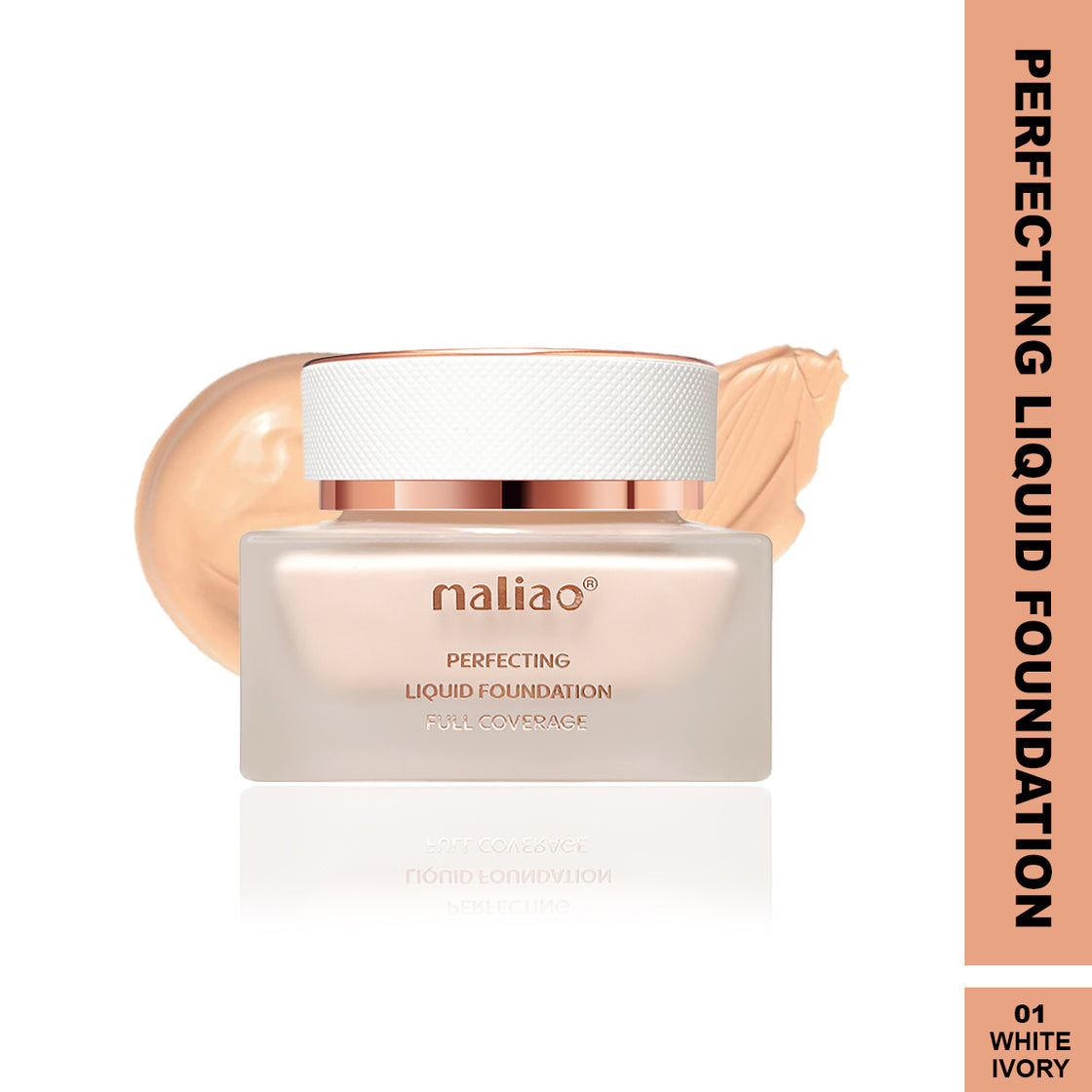 Maliao Perfect Liquid Foundation Full Coverage - Flawless Radiance - Maliao Makeup