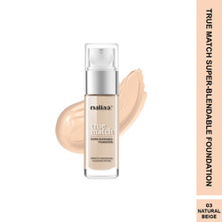 Maliao True Match Super-Blendable Foundation - Perfectly Matched Beauty, Foundation for Face Makeup