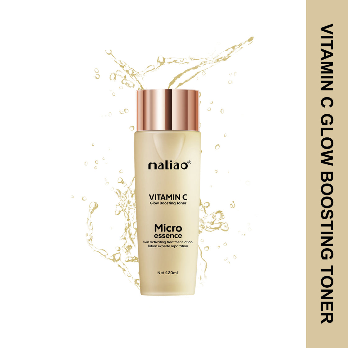 Maliao Vitamin C Glow Boosting Toner - Brightening and Hydrating Facial Toner - Maliao Makeup