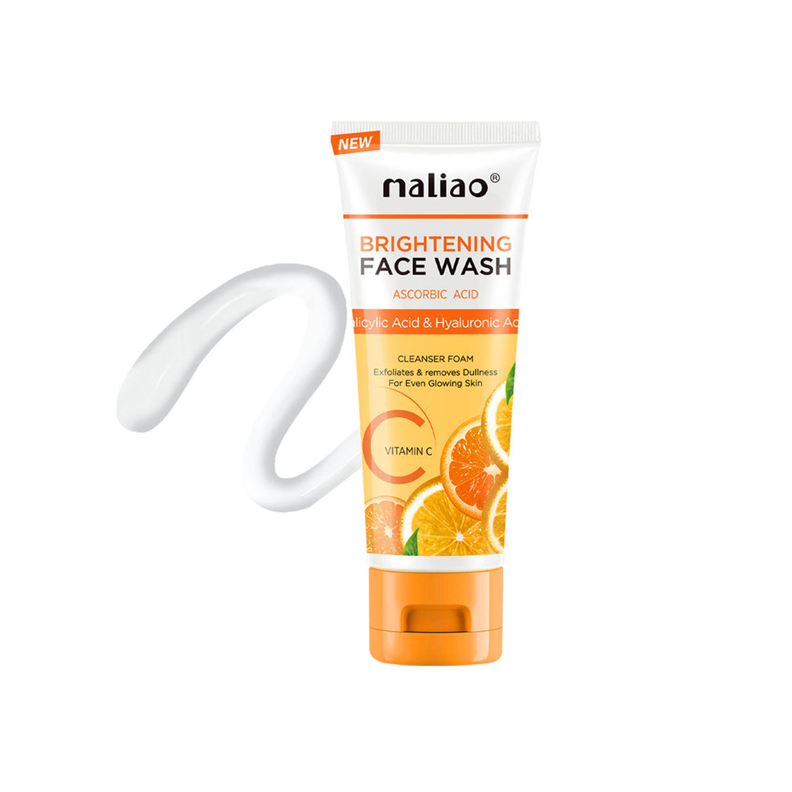 Maliao Vitamin C Face Wash with Vitamin C & Turmeric - Illuminate Your Skin - Maliao Makeup