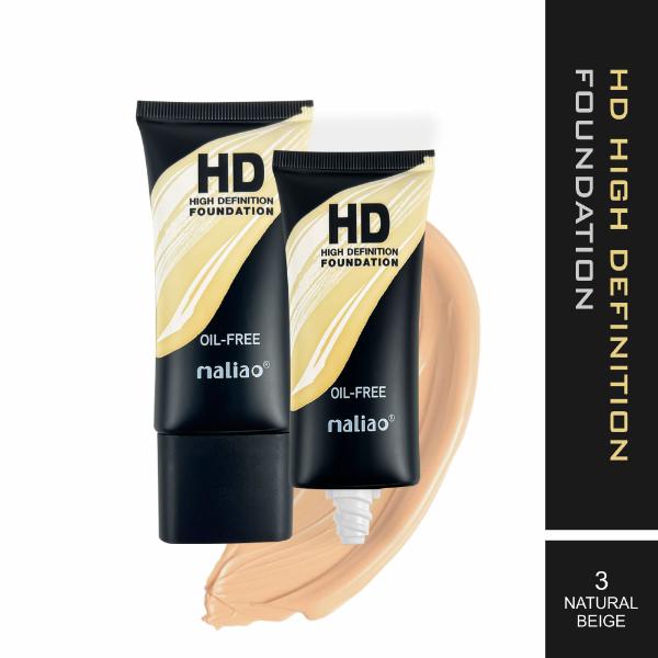 MALIAO HD High Definition Oil-Free Foundation - Flawless Definition, Oil-Free Finish Maliao Professional Makeup