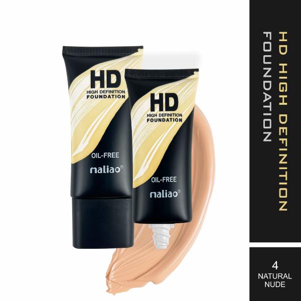 MALIAO HD High Definition Oil-Free Foundation - Flawless Definition, Oil-Free Finish Maliao Professional Makeup