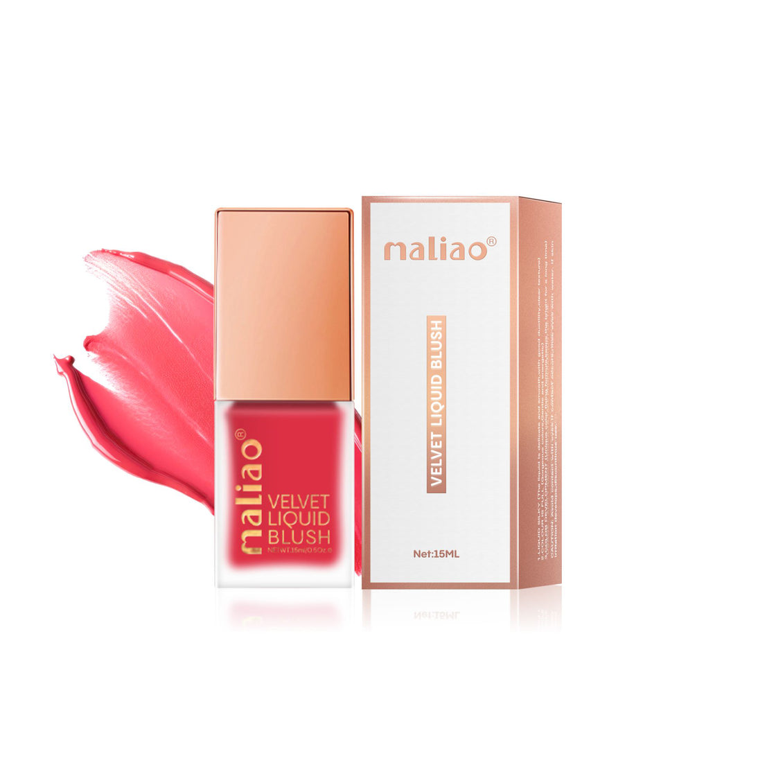 Maliao Velvet Liquid Blush - Radiant Flush of Color for Every Look Face