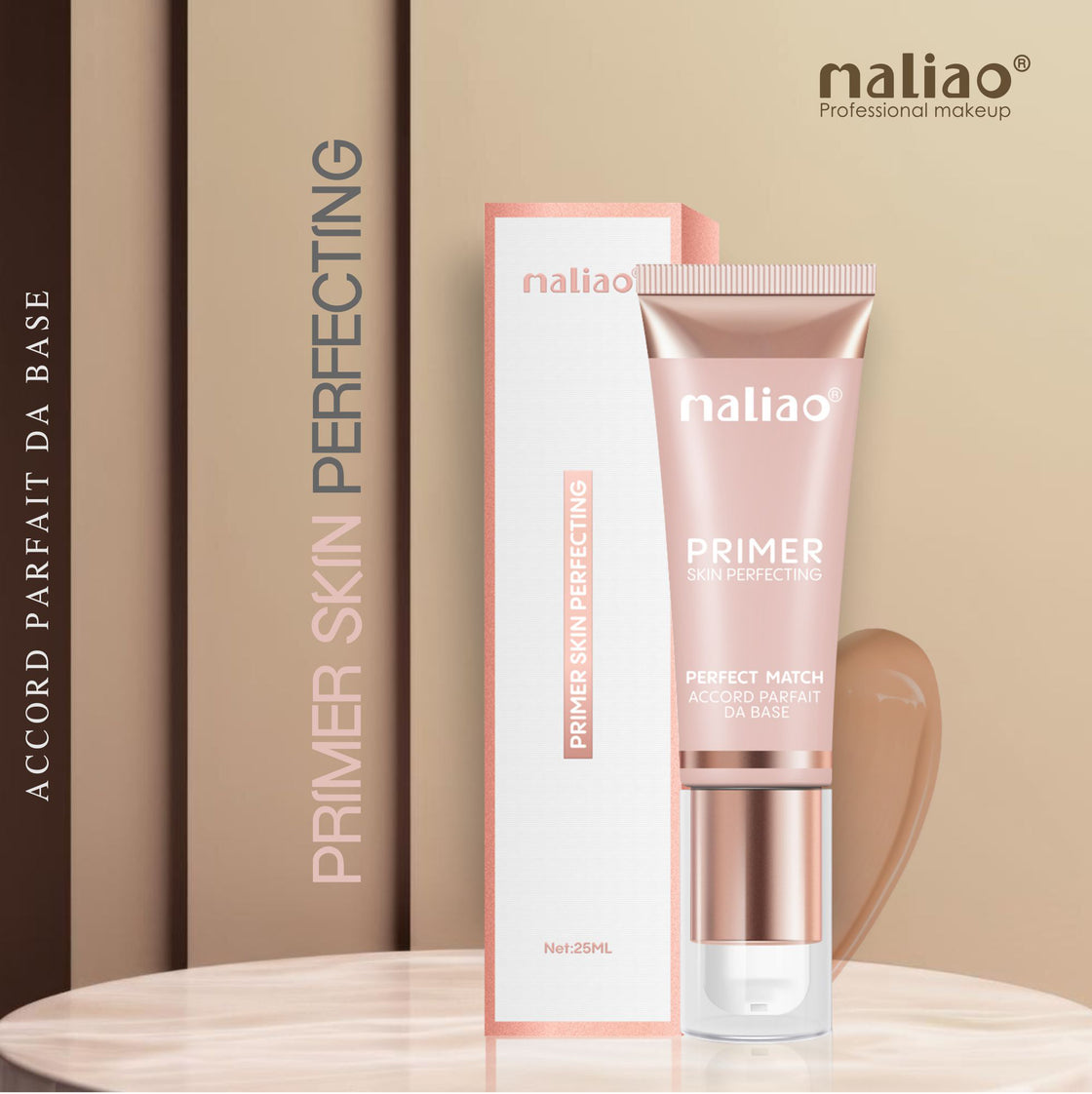 Maliao Skin Perfecting Primer Perfect Match - Maliao Makeup