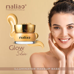 Maliao Glow Skin Illuminator Makeup Base with Pearl Extract Gold - Maliao Makeup