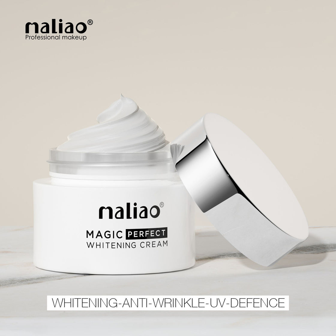 Maliao Magic Perfect Whitening Cream - Brightening Formula for Radiant Skin Maliao Professional Makeup