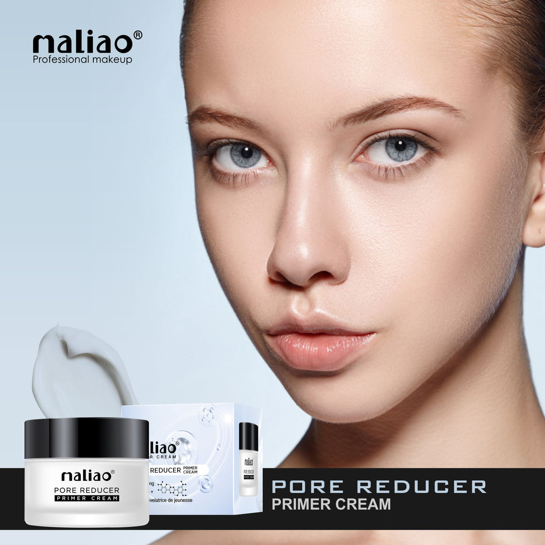 Maliao Pore Reducer Primer Cream - Silky Smooth Perfection for Flawless Complexion - Maliao Makeup