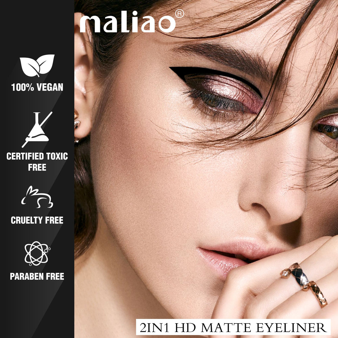 Maliao 2-in-1 HD Matte Eyeliner - Precision Perfection in Every Stroke - Maliao Makeup