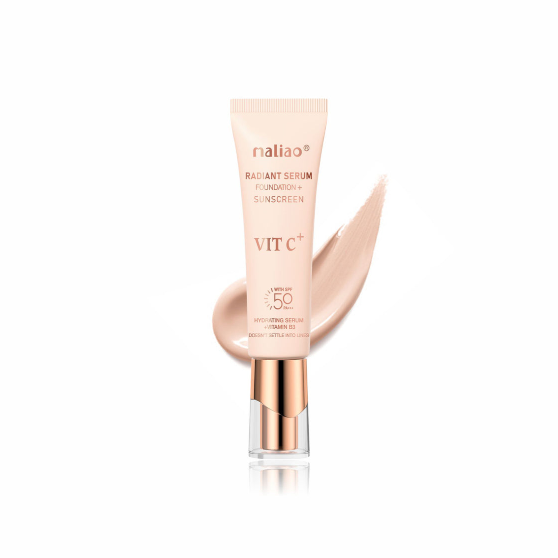 Maliao Foundation + Sunscreen - Natural Bright Finish for Radiant Skin Maliao Professional Makeup