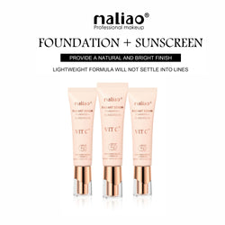 Maliao Foundation + Sunscreen - Natural Bright Finish for Radiant Skin Maliao Professional Makeup