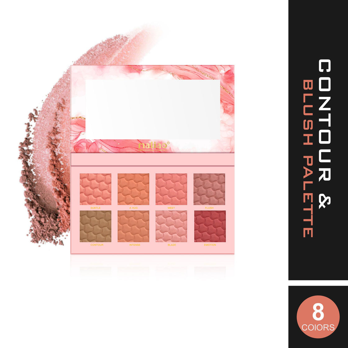 Maliao Cheese 8 Colors Contour & Blush Palette - Sculpt, Define, Glow - Maliao Makeup