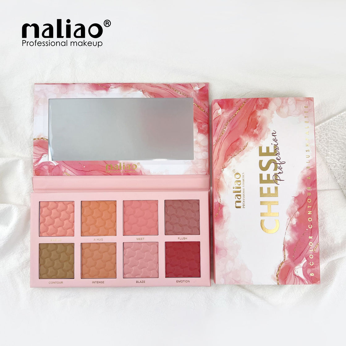 Maliao Cheese 8 Colors Contour & Blush Palette - Sculpt, Define, Glow - Maliao Makeup