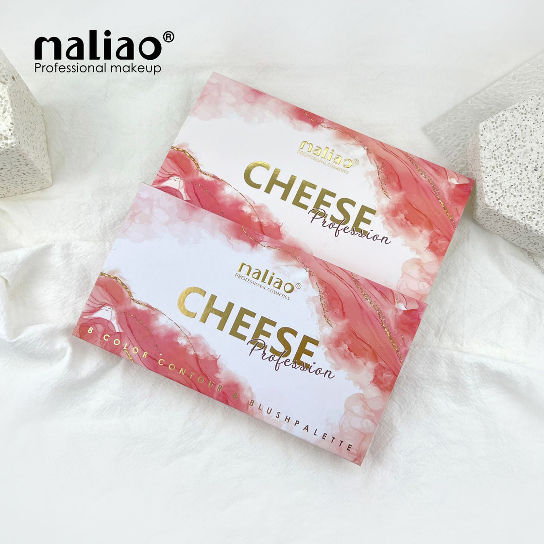 Maliao Cheese 8 Colors Contour & Blush Palette - Sculpt, Define, Glow - Maliao Makeup