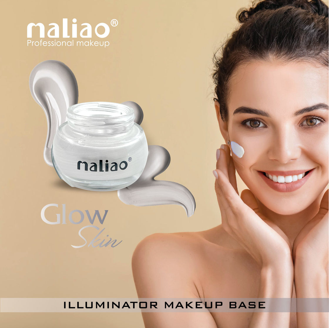 Maliao Glow Skin Illuminator Makeup Base with Precious Pearl Extract Silver - Maliao Makeup