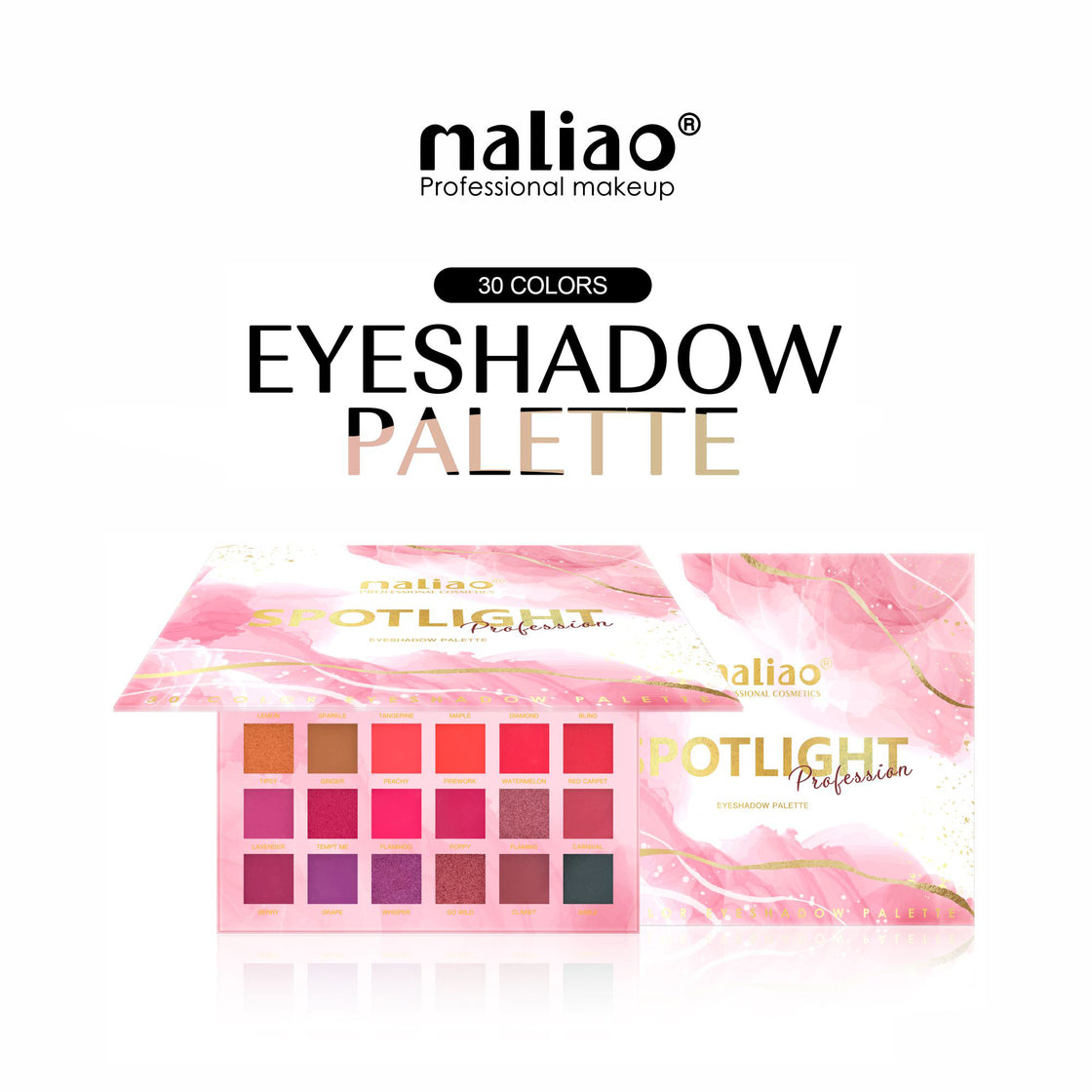 Maliao Spotlight Eyeshadow Palette - Illuminate Your Eyes with Glamour - Maliao Makeup