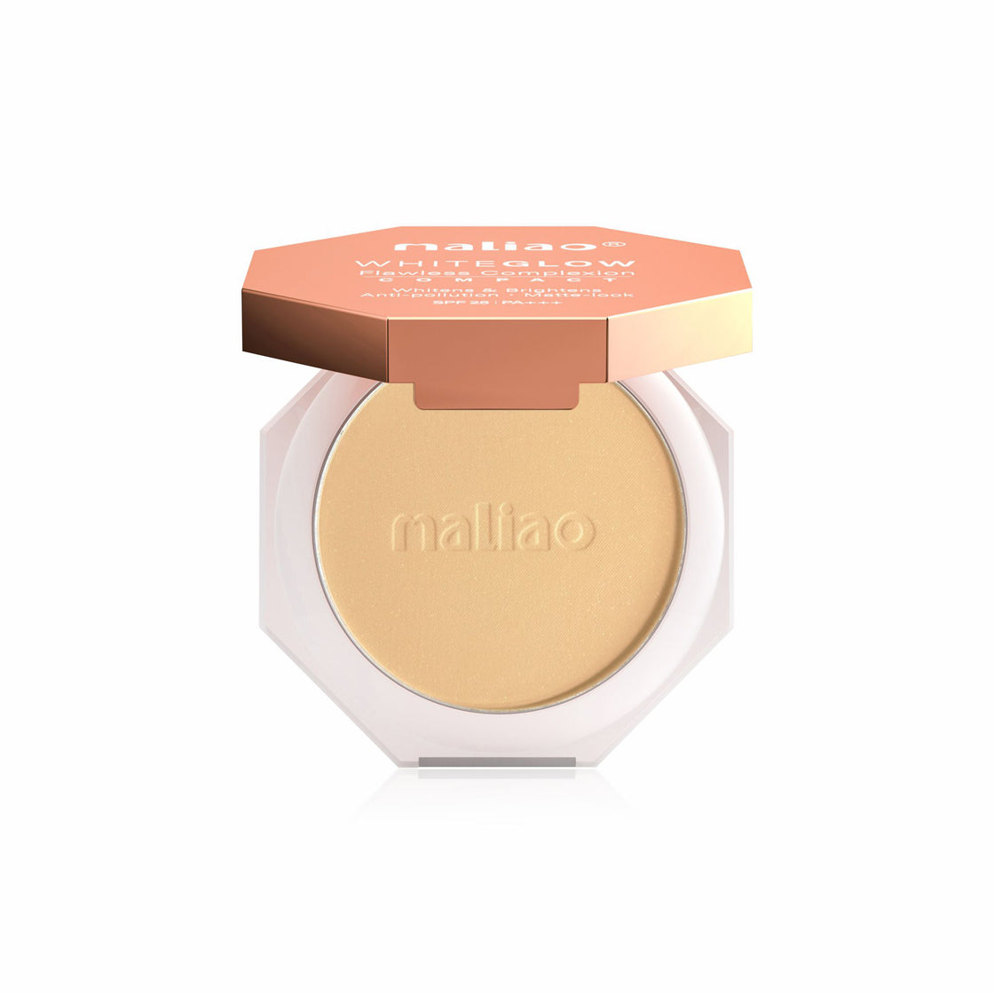 Maliao White Glow Flawless Complex Compact Powder - Radiant Finish & Long-Lasting Coverage - Maliao Makeup