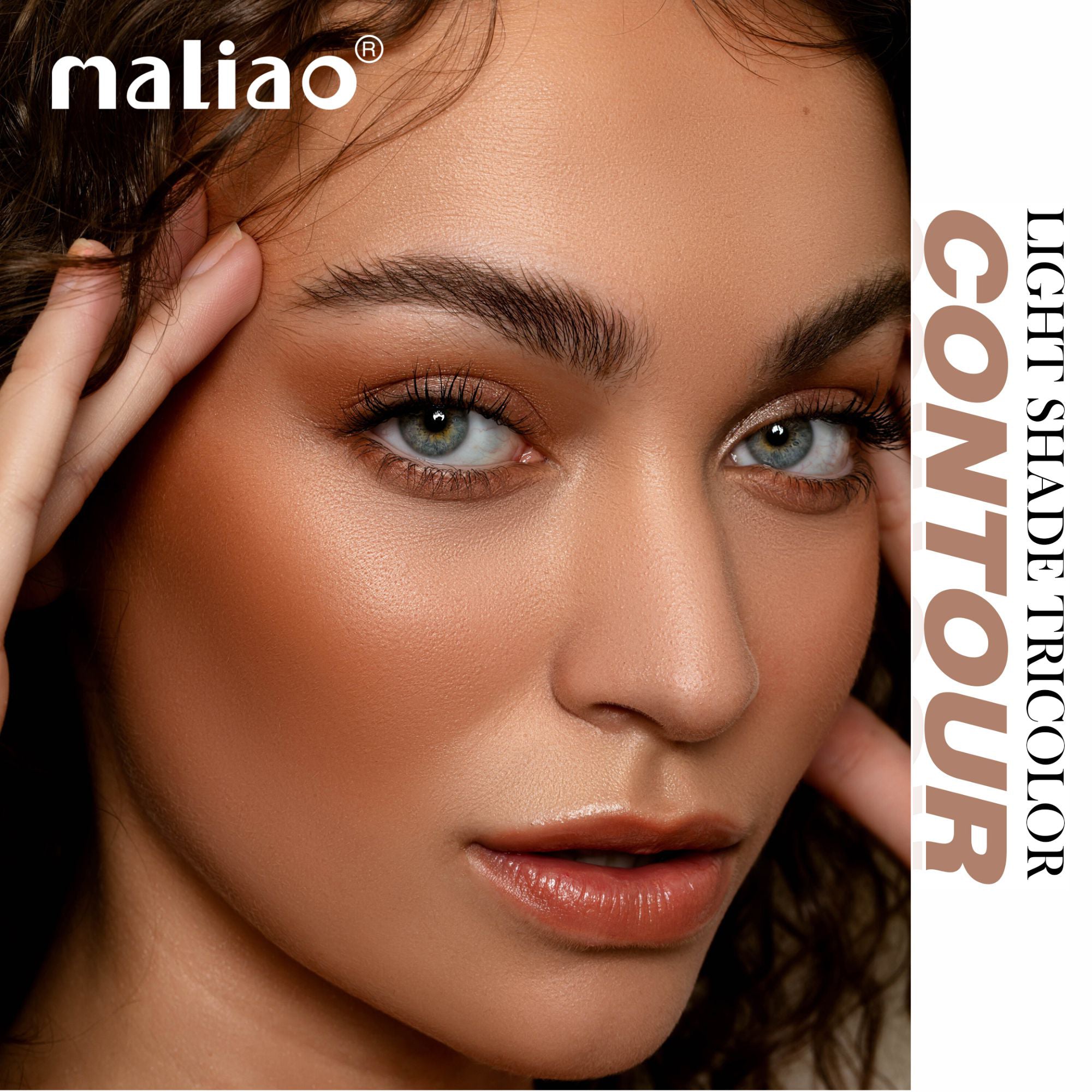 Maliao Tricolor Contour Powder - Sculpt, Define, and Illuminate with Artistic Precision - Maliao Makeup