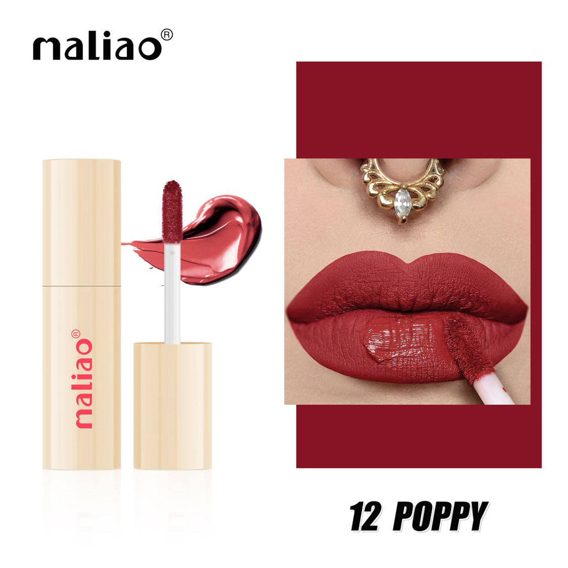 Maliao Forever Matte Liquid Lip Colour - Waterproof, Long-Lasting Elegance - Maliao Makeup