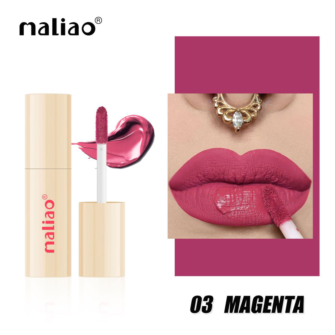 Maliao Forever Matte Liquid Lip Colour - Waterproof, Long-Lasting Elegance - Maliao Makeup