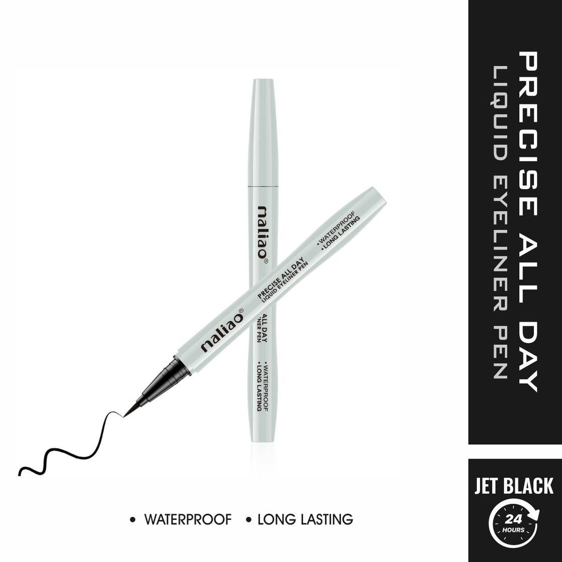 Maliao Precise All Day Liquid Eyeliner Pen - 12-Hour Lasting Wear and Matte Finish for Precision Perfection - Maliao Makeup