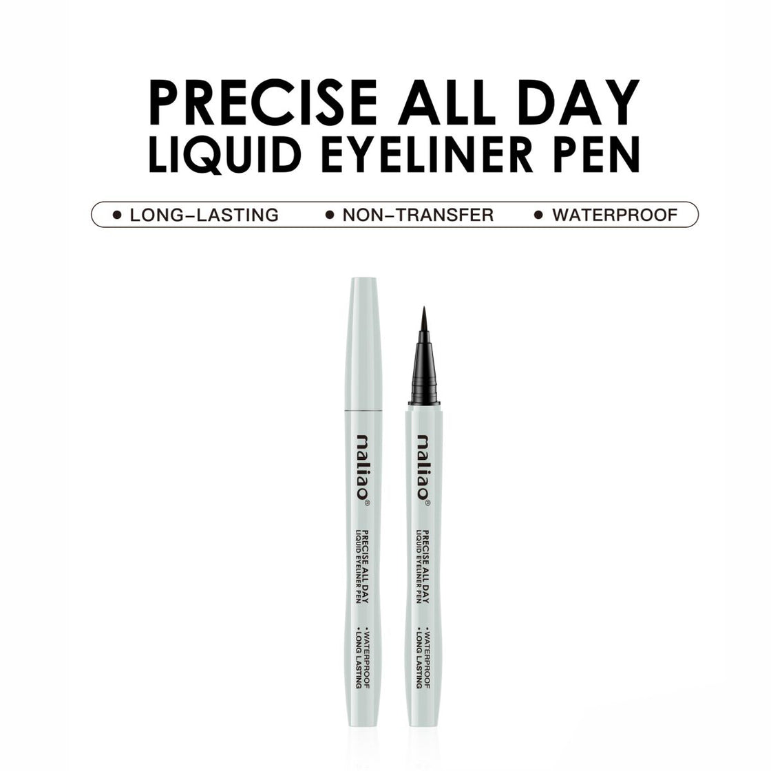 Maliao Precise All Day Liquid Eyeliner Pen - 12-Hour Lasting Wear and Matte Finish for Precision Perfection - Maliao Makeup