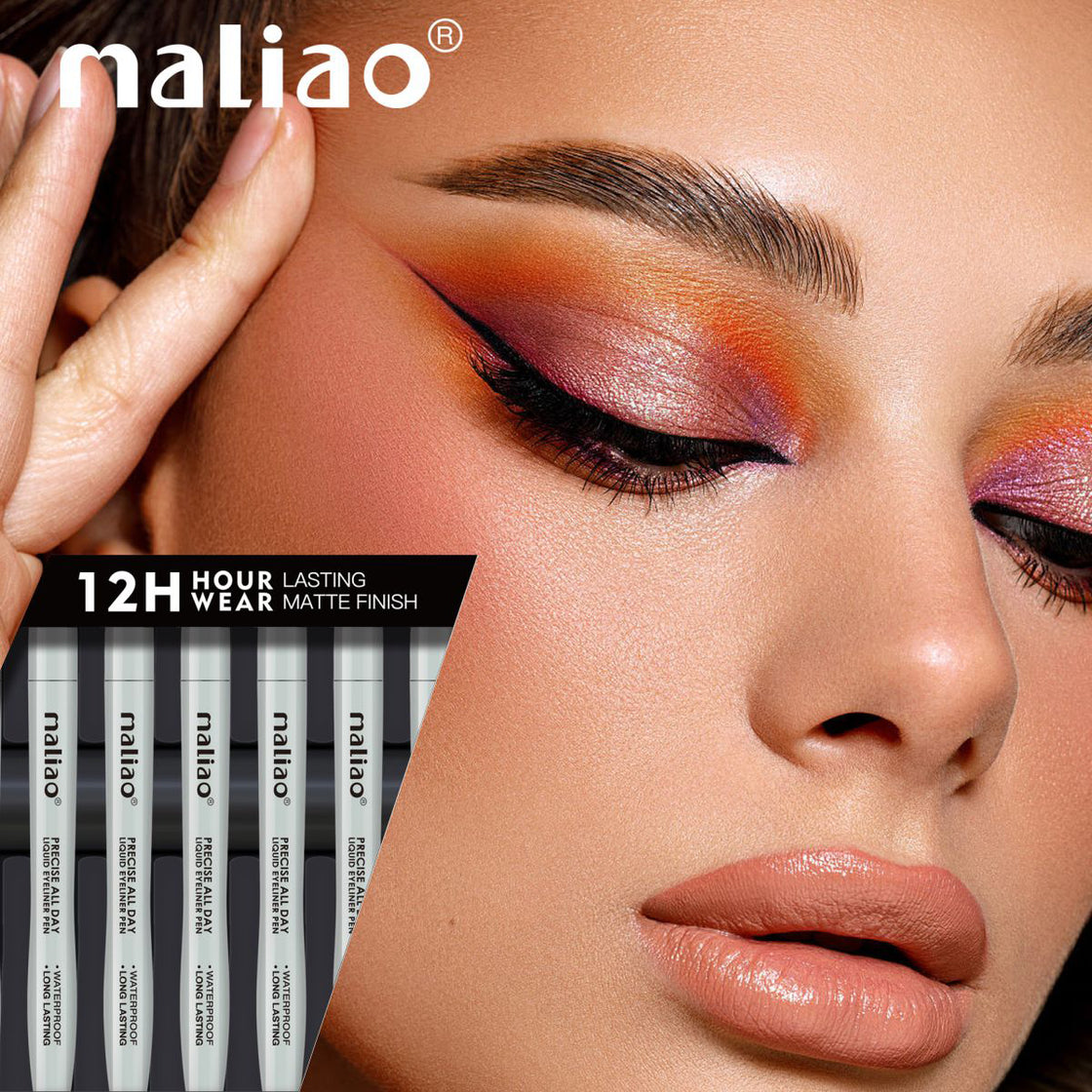 Maliao Precise All Day Liquid Eyeliner Pen - 12-Hour Lasting Wear and Matte Finish for Precision Perfection - Maliao Makeup