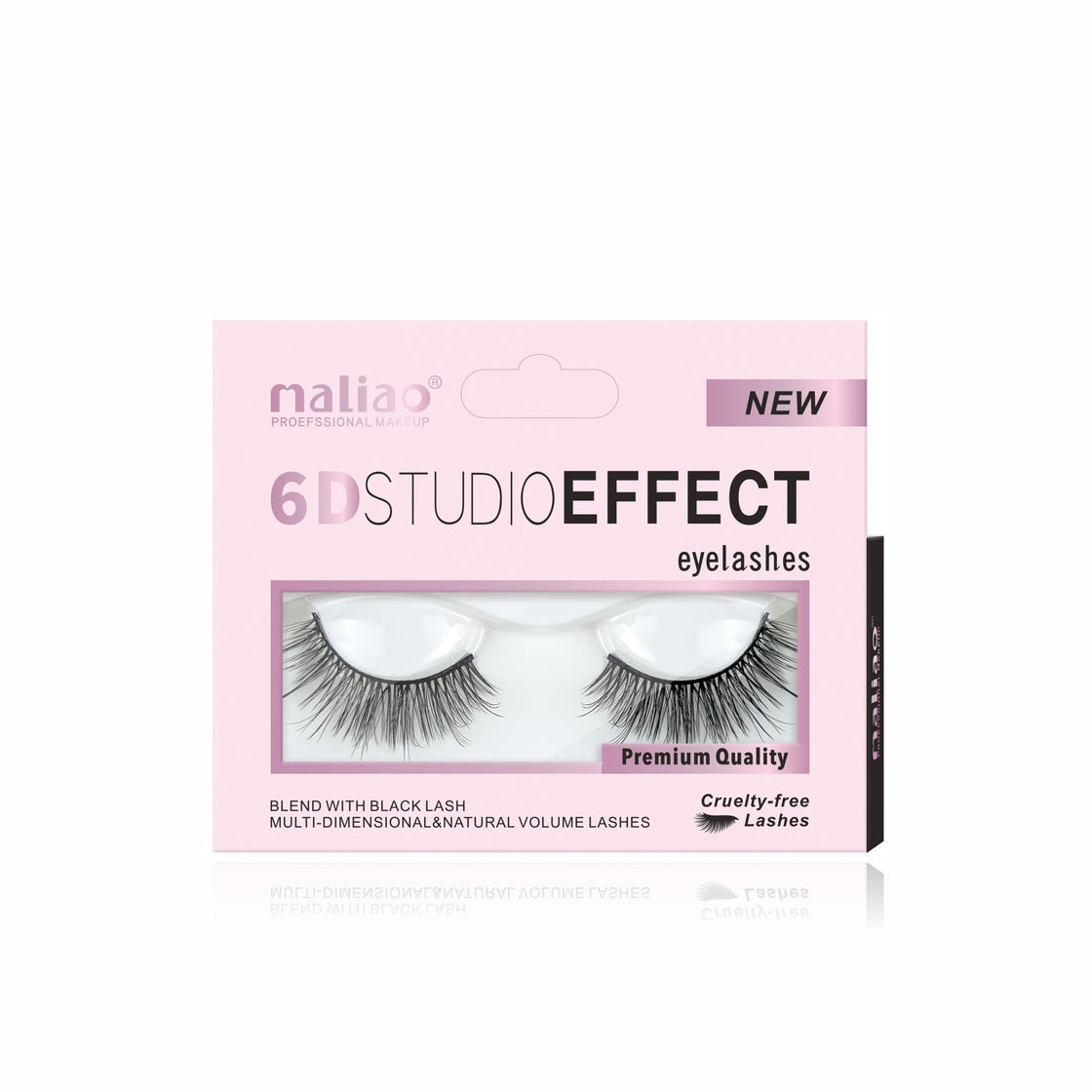 Maliao 6D Studio Effect Eyelashes - Cruelty-Free Black Lash Blend - Maliao Makeup