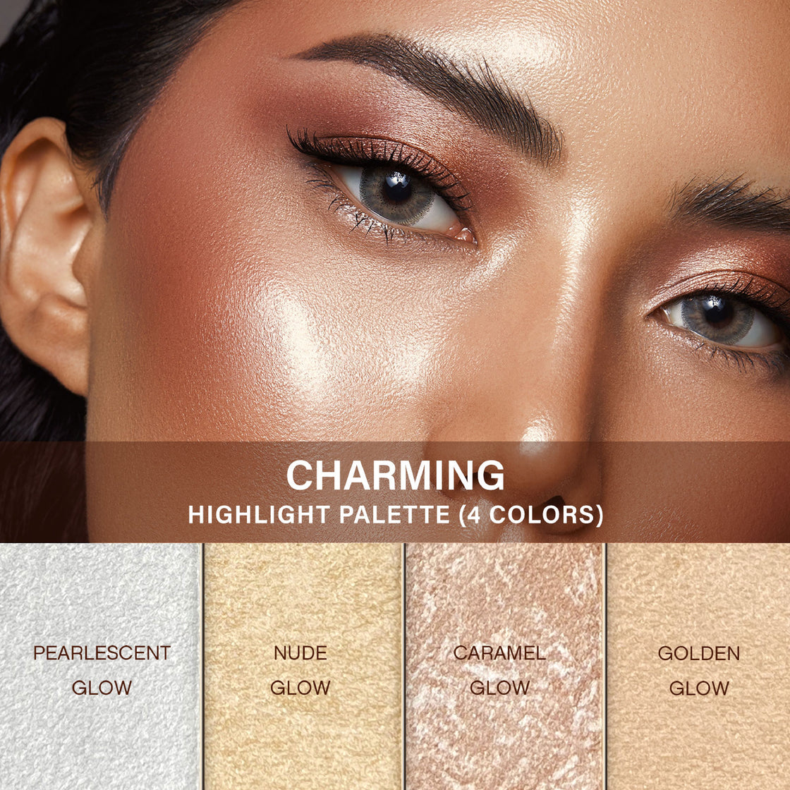 MALIAO Charming Highlight Palette (4 Colors) – Illuminate Your - Maliao Makeup