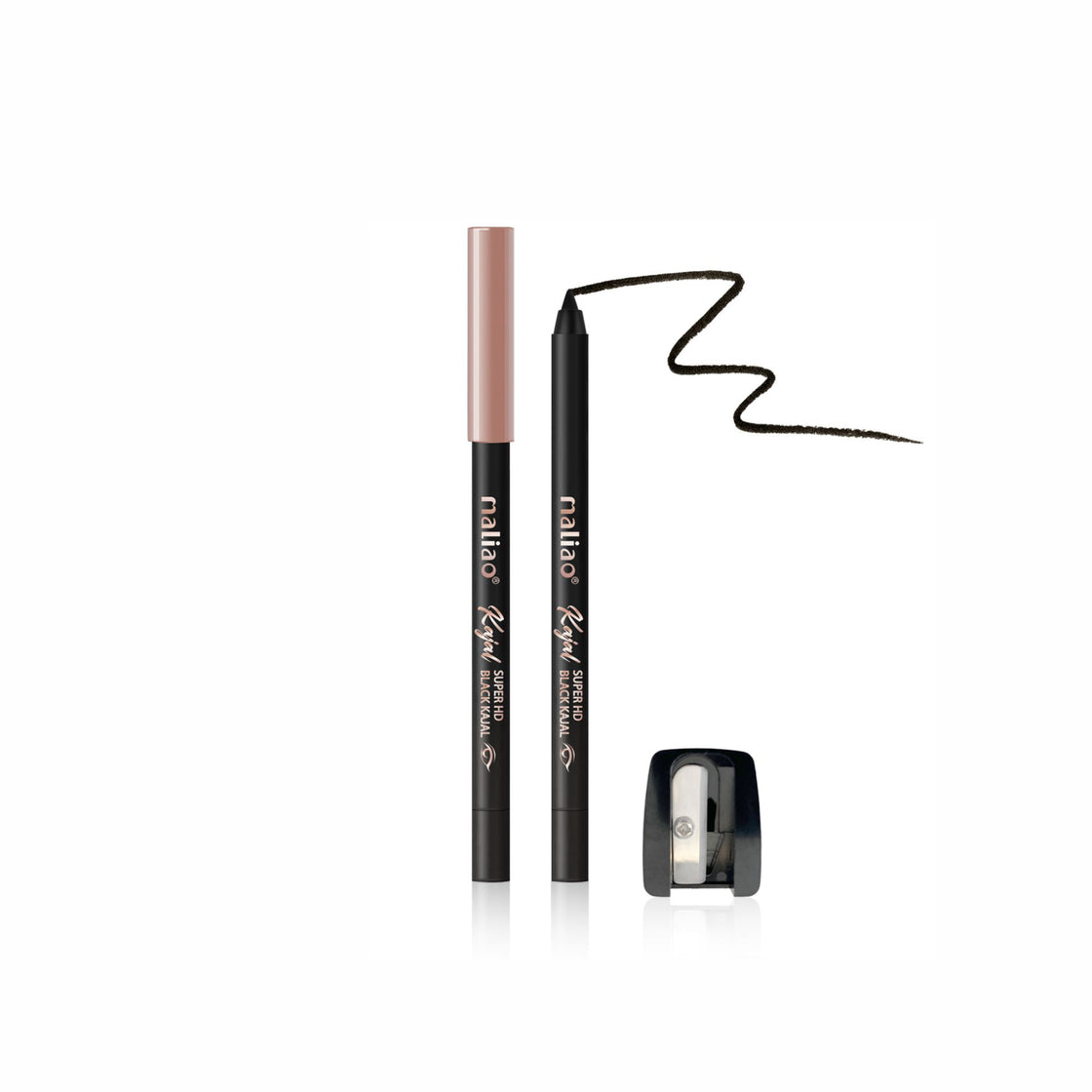 Maliao Super HD Black Kajal – Long-Lasting + Waterproof for 12-Hour Intensity - Maliao Makeup