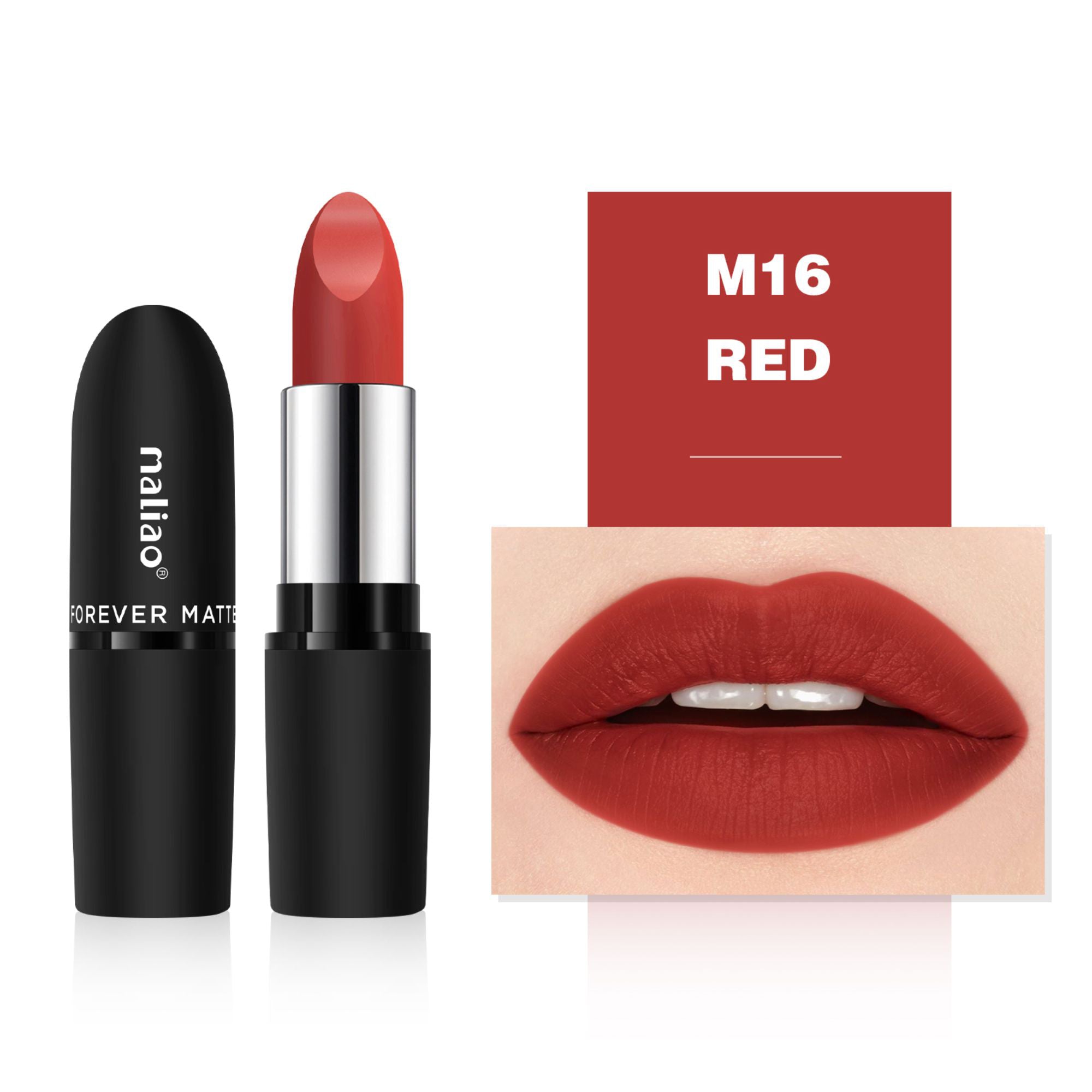 Maliao Forever Matte Lipstick - Long-Lasting Waterproof Elegance - Maliao Makeup