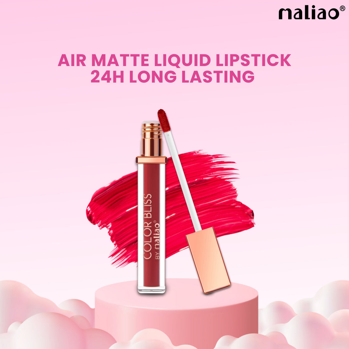 Maliao Air Matte Liquid Lipstick - 24H Long-Lasting, Velvet Finish - Maliao Makeup