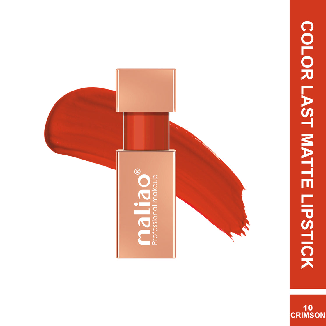 Maliao Color Last Matte Lipstick - Long-Lasting Vibrant Shades for All-Day Wear Lip