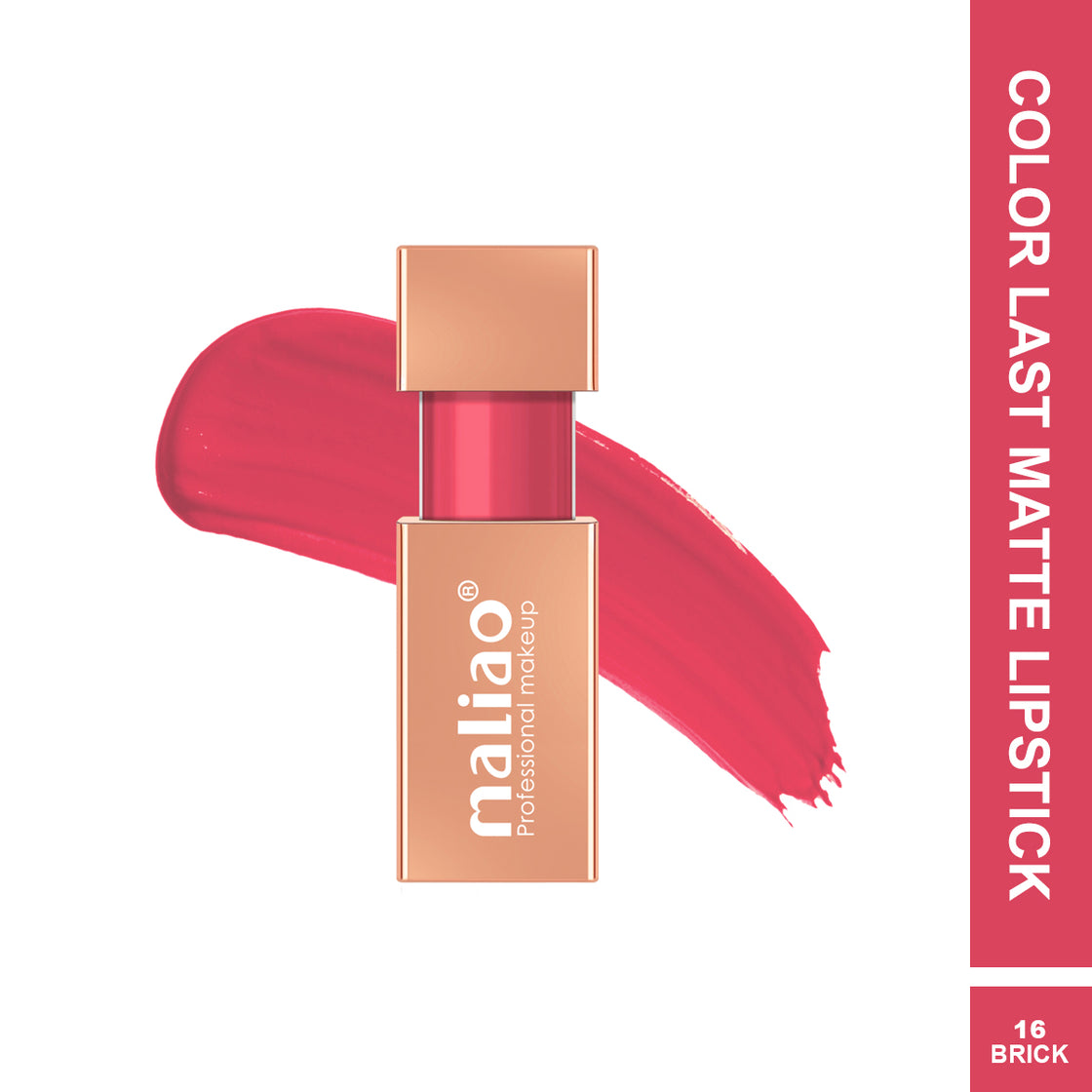 Maliao Color Last Matte Lipstick - Long-Lasting Vibrant Shades for All-Day Wear Lip