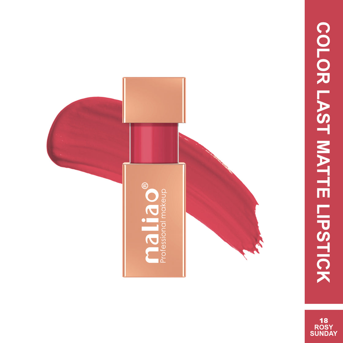 Maliao Color Last Matte Lipstick - Long-Lasting Vibrant Shades for All-Day Wear Lip