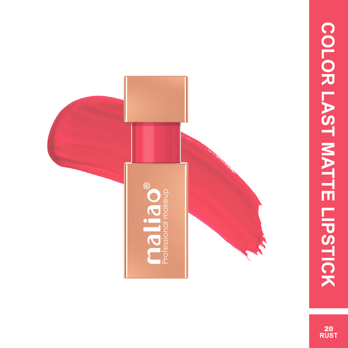 Maliao Color Last Matte Lipstick - Long-Lasting Vibrant Shades for All-Day Wear Lip