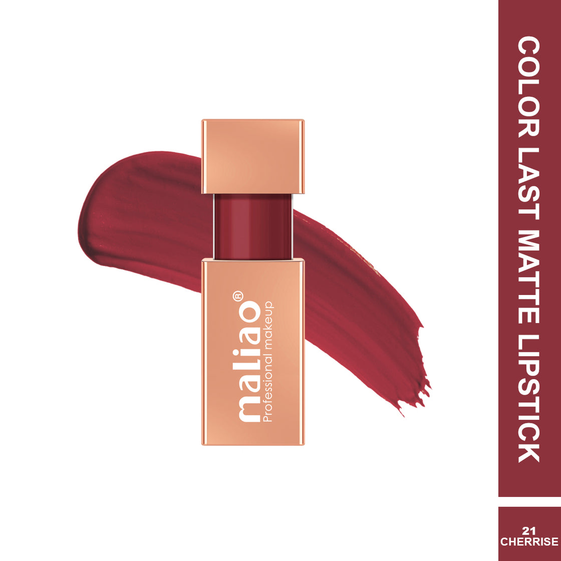 Maliao Color Last Matte Lipstick - Long-Lasting Vibrant Shades for All-Day Wear Lip