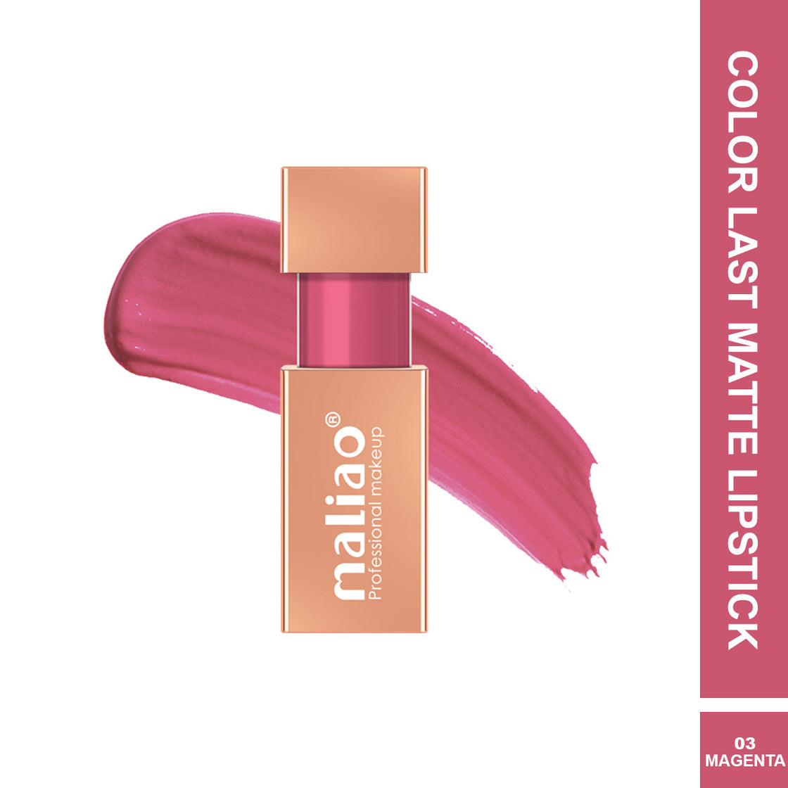 Maliao Color Last Matte Lipstick - Long-Lasting Vibrant Shades for All-Day Wear Lip