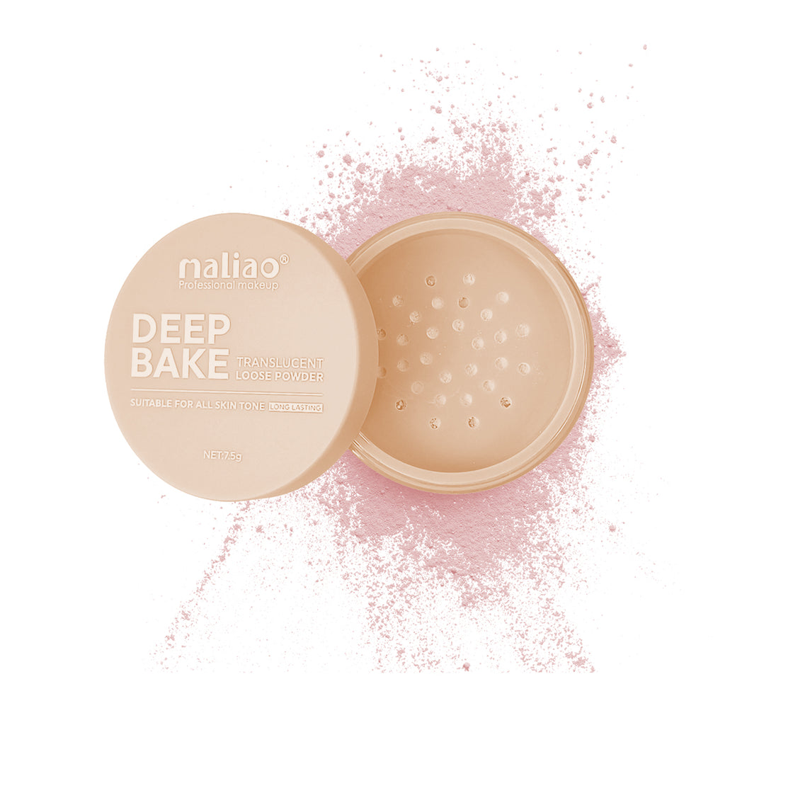 Maliao Deep Bake Translucent Matte Loose Powder - Shine Control and Flawless Finish - Maliao Makeup