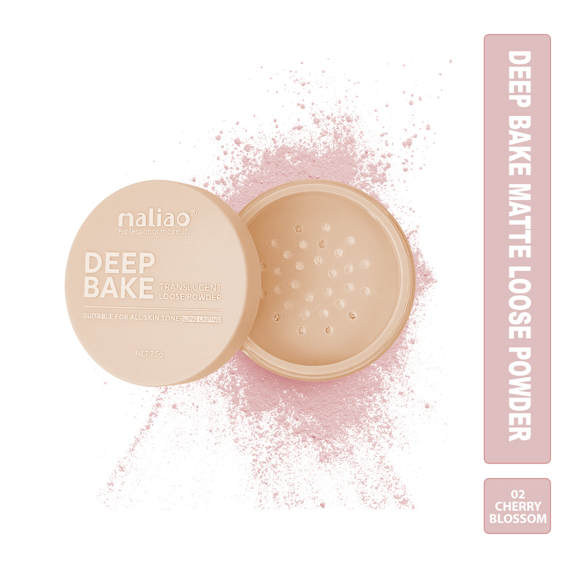 Maliao Deep Bake Translucent Matte Loose Powder - Shine Control and Flawless Finish - Maliao Makeup