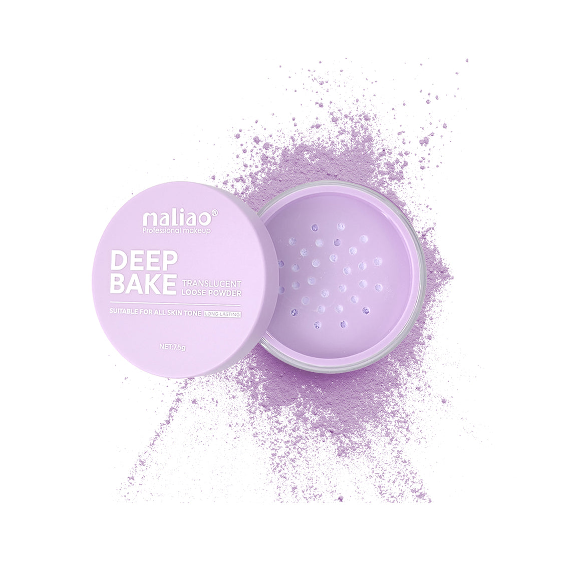 Maliao Deep Bake Translucent Matte Loose Powder - Shine Control and Flawless Finish - Maliao Makeup