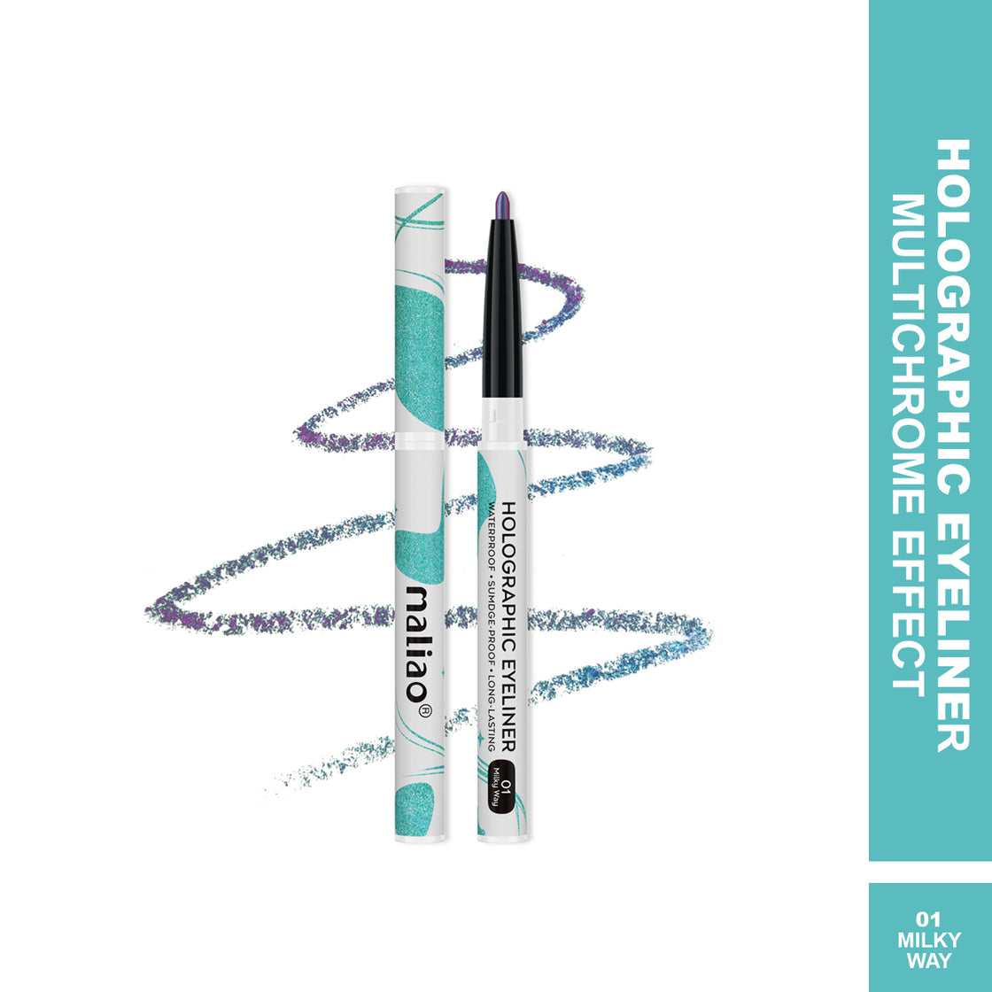 Maliao Holographic Multichrome Eyeliner – Stunning Shimmer and Long-Lasting Wear Maliao