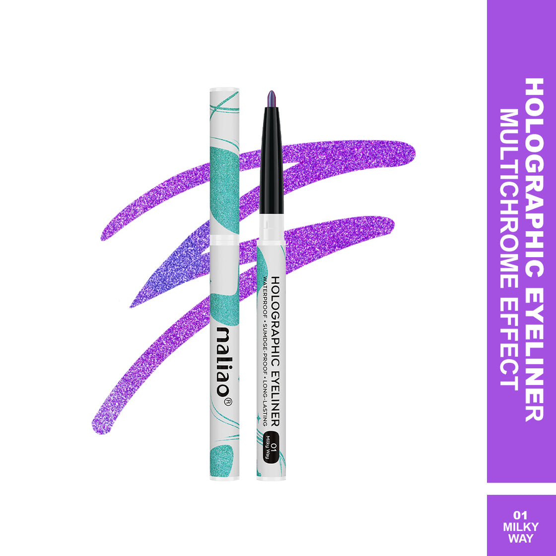 Maliao Holographic Multichrome Eyeliner – Stunning Shimmer and Long-Lasting Wear Eye